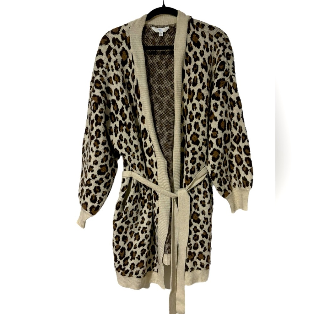 Women Animal Print Cardigan